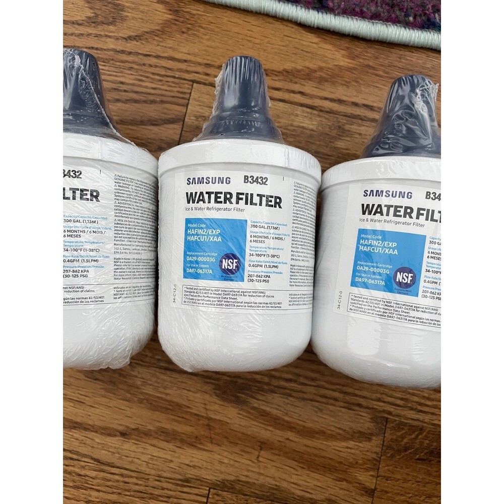 Samsung Genuine Water Filter B3432 DA29-00003G HAFIN2/EXP HAFCU1/XAA LOT OF 3 - Picture 4 of 6